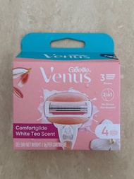 [NEW 全新] Gilette Venus Comfortglide 吉列 維納斯 女士 除毛 脫毛 刀頭 刀片 / White Tea Scent 白茶清香 / 1 Box 1盒 (4 piece