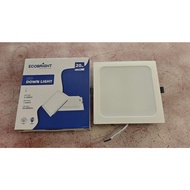 ECOBRIGHT LED DOWNLIGHT 6500K 6inch 4inch  SQUARE 20W 12W Recessed Downlight SIRIM
