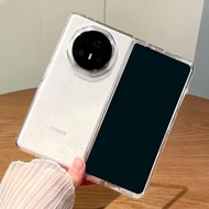 For Honor Magic V5 Case Luxury PC HD Transparent 360° Phone Cover For Honor Magic V 5 Shockproof Bum
