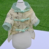 Dog clothes Cat clothes Dog shirt pet clothes Chinese style Dog tang suit Dog costume Puppy clothes