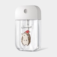 【客製化禮物】聖誕刺蝟 英文名 酒精瓶 卡片噴瓶 PU145