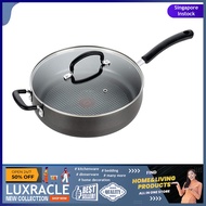 [sg stock] T-fal Tefal Ultimate Hard Anodized frying pan pot Nonstick 5 Qt. Jumbo Cooker oven dishwasher safe