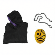 เสื้อคลุมคอสตูม Naruto Akatsuki Obito/Akafu