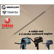 YAMAHA 4HP/5HP MERCURY/TOHATSU 5HP Thorttle cable 6E0-24301 # 2 stroke outboard engine part