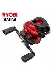 Ryobi Ranmi 1入組sv釣魚捲線器,超輕身機身7.2:1高速齒輪比,最大拉力8公斤水滴形捲線器