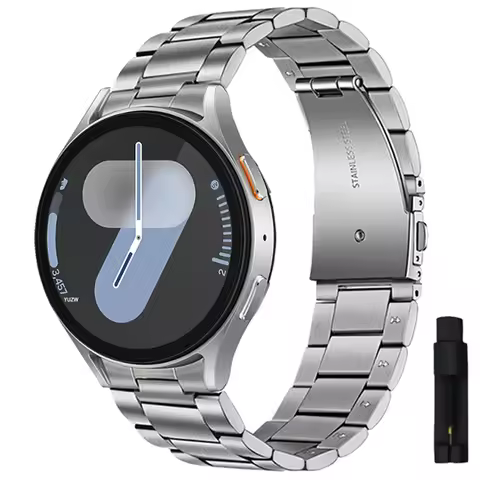 No Gaps Metal Band For Samsung Galaxy Watch 7/7 LTE/6/5/4 44mm 40mm Watch 5Pro 45mm 6 4 Classic Stra