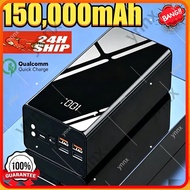 【100%Ori】150000mAh PowerBank LED Display 3 Input 4 Output Fast Charging Portable Power Bank