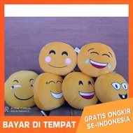 Medium Size Emoticon Pillow Doll with Many Emoji Variations