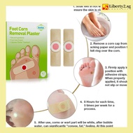 [Liberty2.sg] 42pcs Feet Corn Pad Feet Callus Chicken Eye  Sticker for Relieving Pain