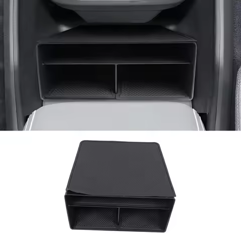 For Audi Q5/Q4 Etron Car Central Console Storage Box Organizer Container Tray Interior Accessories