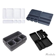 [Miskulu] 8 Pieces Toolbox Organizer Tray Divider Toolbox Desk Drawer Organizer Tray Organizer