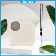 Silicone Headphones Charging Case Skin Cover Shockproof with Lanyard Protective Cover Anti-Scratch F