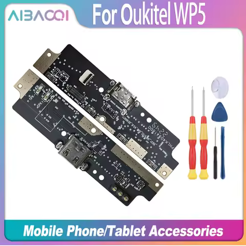 AiBaoQi Brand New Usb Plug Charge Board For Oukitel WP5/WP5 Pro Phone Flex Cables Charging Module Ce