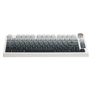 Keydous NJ80 Three-Mode Polar Day Side Engraving MAC 75 Finished Product Hot Plug 75% RGB Bluetooth 