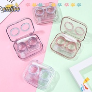 EMILEE Contact Lenses  Transparent Care Lens Holder Solution Bottle Container