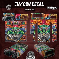 OBU Sticker Waterproof "Speed Hunters"
