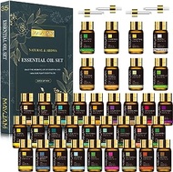 MAYJAM 35x5ML Essential Oil Gift Set, Pure Essential Oils for Diffusers Massage, Fragrance Oil Scented Oil for DIY Soap Candle Making