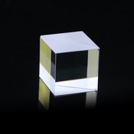 Optical Glass Cube 12.7/15/20/25.4/30/40 มม.Beamsplitters Prism AR เคลือบ Semi-Reflective Semi-Trans