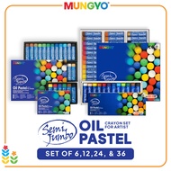 Mungyo Semi Jumbo Oil Pastel Set Crayon Oil Crayon