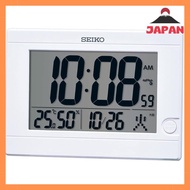 [Direct from Japan][Brand New]Seiko Clock Electronic Clock, white digital 150x210x22mm SQ447W