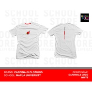 [ NCAA ] Mapua CARDINALS LOGO Shirt - Mapua University for Men Women Unisex - CARDINALS CLOTHING
