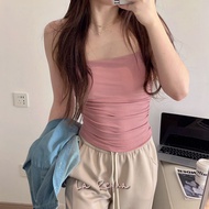 Lareyna Tanktop Bra Spaghetti Strap With Elegant Plain Cup BH016