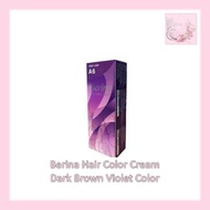 Berina Hair Color Cream | Pewarna Rambut Berina (Dark Brown Violet Color)