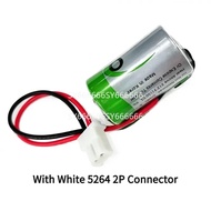 100% New Original For XENO With White 5264 2P Connector XLP-050F 3.6V 1/2AA ER14250 Lithium Thionyl 