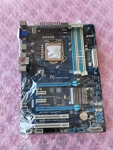 For Gigabyte GA-Z77-HD4 Desktop Motherboard Z77 LGA1155 DDR3 Z77 HD4 Mainboard 100% Tested OK