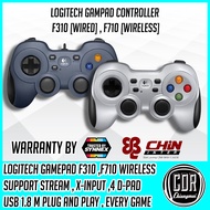 จอยเกมส์ Logitech F310(มีสาย),F710(ไร้สาย) Joystick Gamepad รองรับ XINPUT (รับประกันศูนย์ 3 ปี)