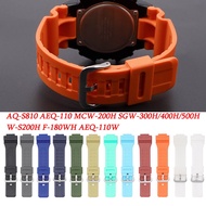 Resin Strap For Casio AQ-S810 AEQ-110 MCW-200H SGW-300H/400H/500H W-S200H F-180WH AEQ-110W Replace W
