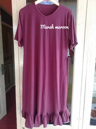 Daster jersey polos termurah