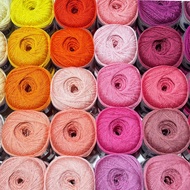 [3ply] Monaco Mercerized Crochet Cotton 3ply 40g Size 0 Lace Yarn 100% Cotton