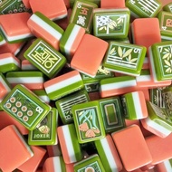 YT 160PCS/set acrylic USA mahjong Christmas tree Santa Claus English Number Mahjong TY