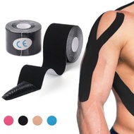 Kinesiology Tape White 2.5cm x 5m - Comfortable, Elastic, Easy to Cut