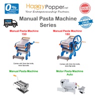 Happypopper Commercial Stainless Steel Mesin Handmade Pasta Noodle Karipuff Manual Making Motor Make