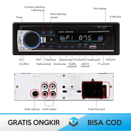 TAPE AUDIO MOBIL BLUETOOTH DOUBLE DIN JSD-530 MP3 PLAYER CAR PORTABLE