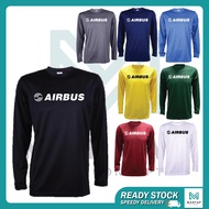 airbus long sleeve tshirt shirt t-shirt jersey air bus BOEING MALAYSIA AIRLINES SYSTEMS MAS company 