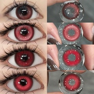 （COD）New RED cosplay series contact lens available in various red styles Cute contact lens eye