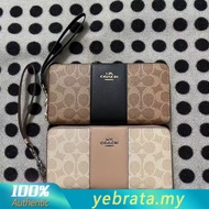 CW947 Slim Envelope Wallet Women Fold Long Zip Purse Dompet Wanita 947