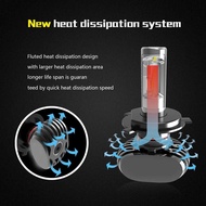 ไฟหน้ารถยนต์ LED H4 สําหรับ Nissan Navara (D40) 2007-2014