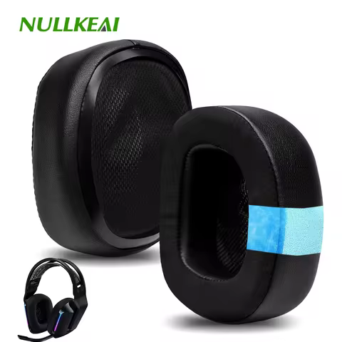 Nullkeai Replacement Ear Cushion for Logitech G335 G535 G733 Headphone Earpads Sleeve Pad Sheep Earm