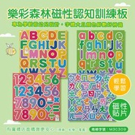 【現貨】軟磁貼 磁鐵 樂彩森林磁性認知訓練板 大寫ABC 小寫abc 注音ㄅㄆㄇ 數字123 認知訓練板 興雲網購 