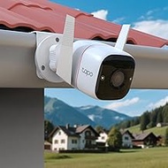 HOLACA Weatherproof Gutter Mount Compatible with Tapo TP-Link 2K QHD Security Camera Outdoor Wired(C