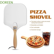 DOREEN Pizza Paddle, Aluminium Alloy Foldable Pizza Shovel, Durable Detachable Nonstick Easy Storage
