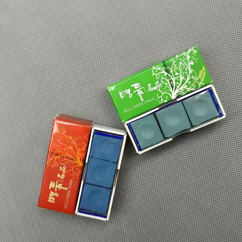 Billards Chalk Pool Chalk 3Pcs/box BallTeck Korea Professional Billiards Chalk Blue Pool Cue Stick C