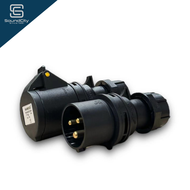 MANNEKES 16Amp 3 Pin Plug Male and Female (PAIR)