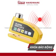 Ổ Khoá Phanh Đĩa Xe Máy Báo Động Có Còi Hú Chống Trộm Alarm Disc Lock Chống Nước