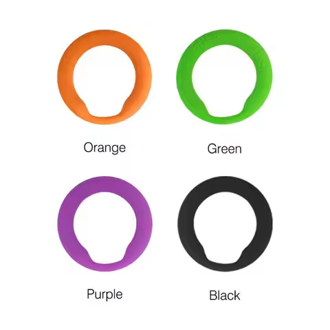 1pc Power Ring For Men,Science Healthcare Circle Male Energy Power Ring Orange/Purple