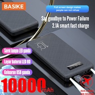 Powerbank 10000Mah Basike Asli Dengan Lampu Led Ganda Tbk